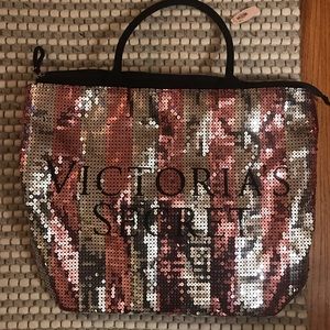 Victoria Secret sequenced tote bag